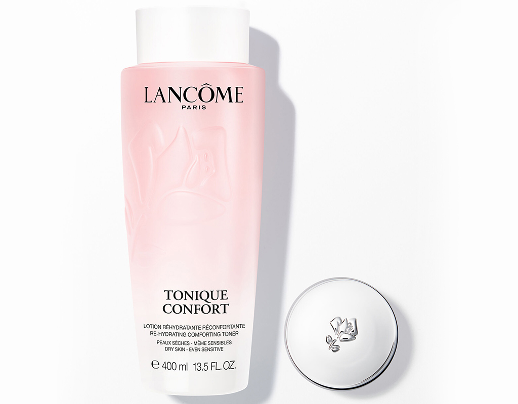 Laquage technique mat/brillant flacon Lancôme
